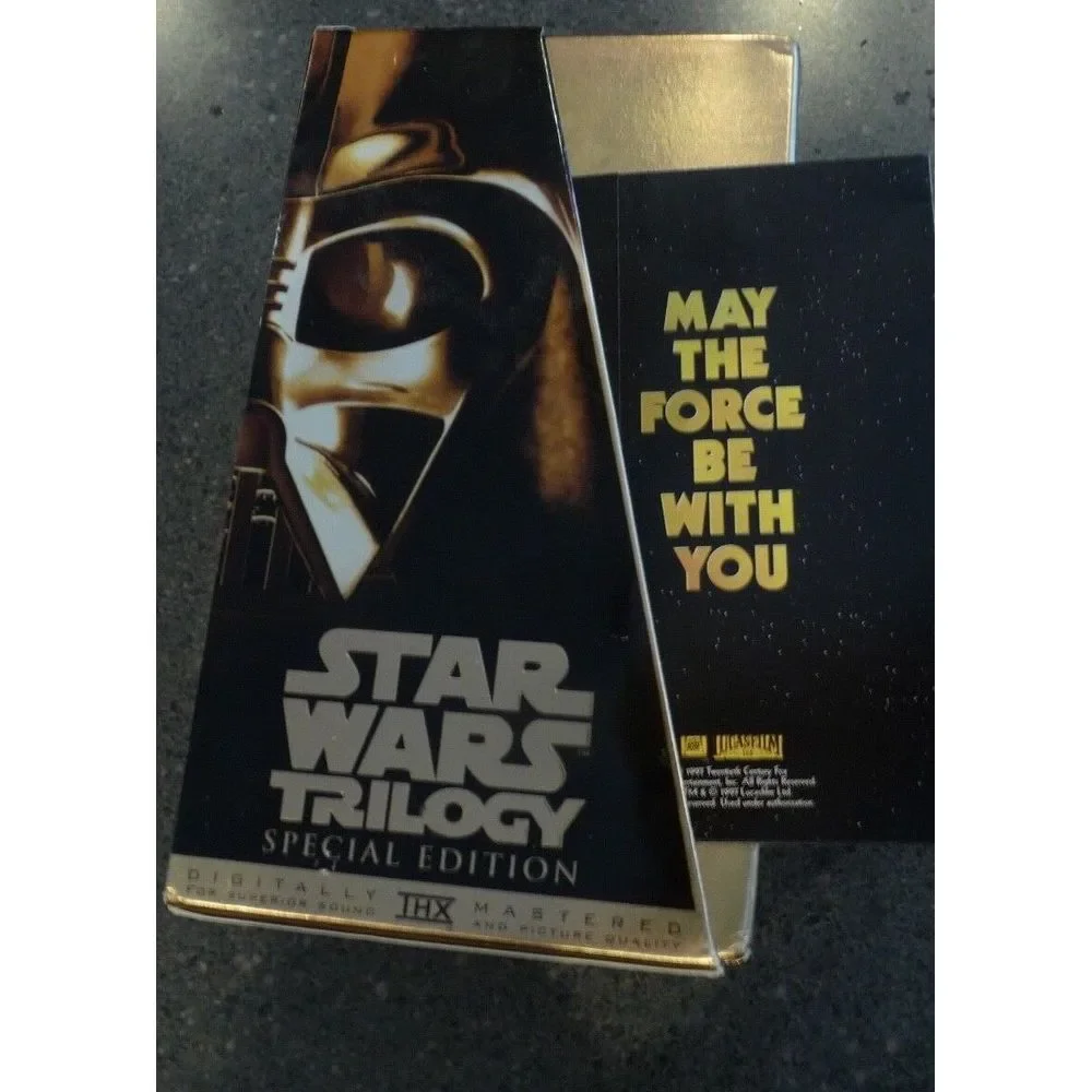 Star‎ Wars Trilogy (VHS, 1997, Special Edition) Gold Box DIGITAL THX